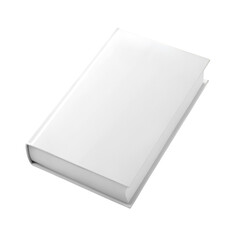 blank book isolated on white