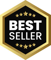 Top Choice Badge with Golden Theme