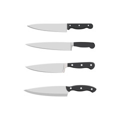 Knife Icon Set Vector Design. 