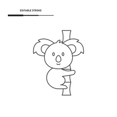 Koala Icon Vector Design.