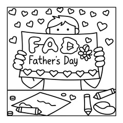 vector illustration of a coloring pages