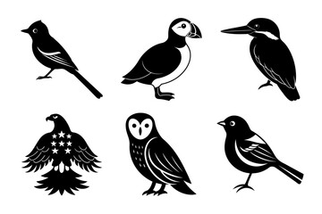 Flying Birds Silhouette Vector Pack