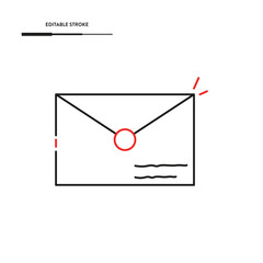 Letter And Check Mark Icon Vector Design.