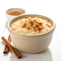 Delicious rice pudding dessert with cinnamon spice sweet treat creamy homemade food recipe comfort dish