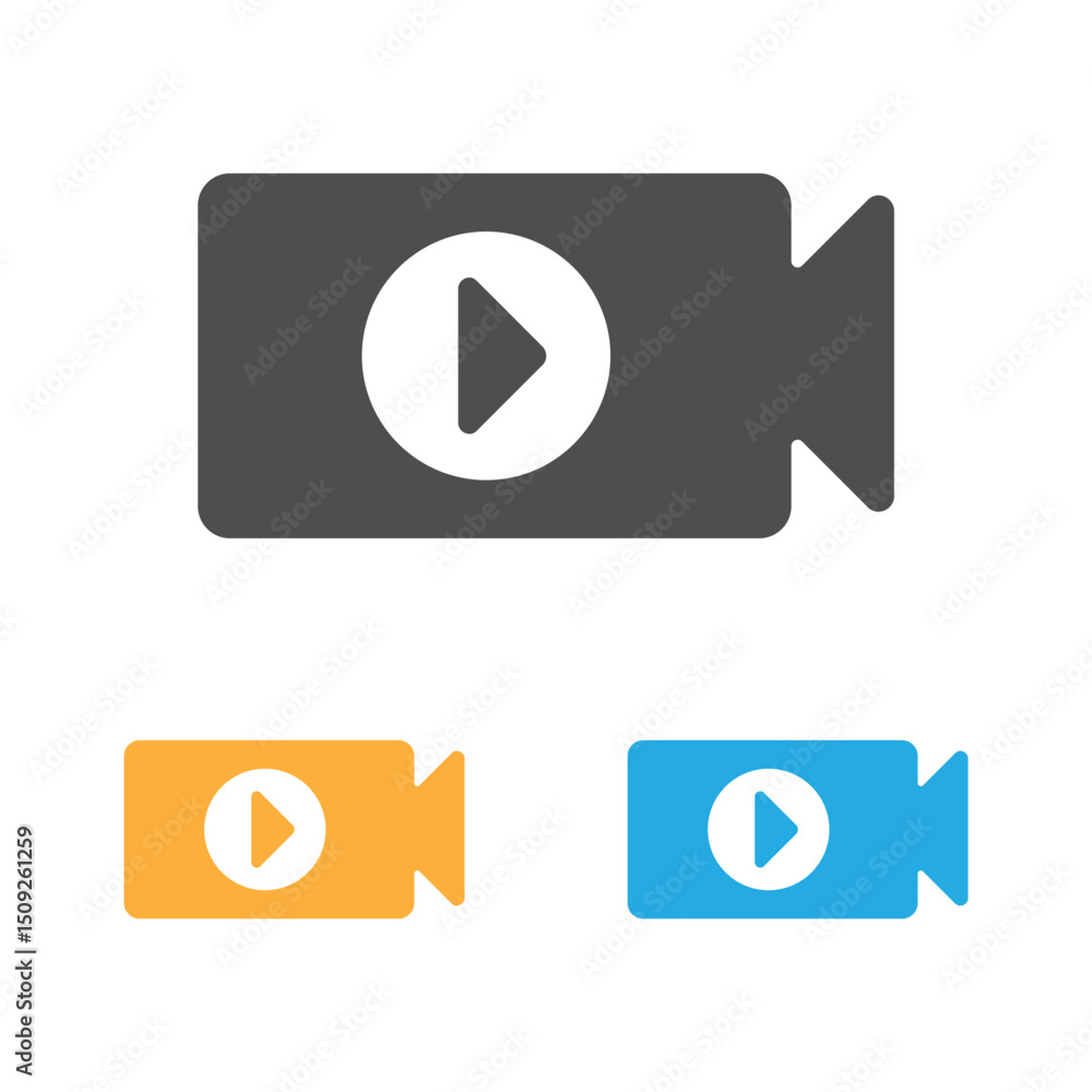 Poster live stream icon vector design..
