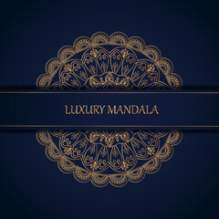 Vector modern mandala template design.Premium mandala pattern. Golden circle ornament. A design element for a creative idea
