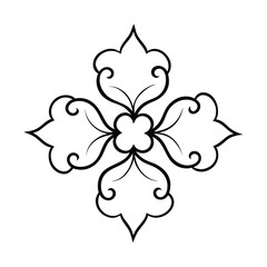 vector illustration of a flower