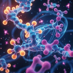 3d render of dna