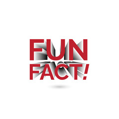 Fototapeta premium Premium FUN FACT Illustration, Speech Bubble, Announcement Icon 