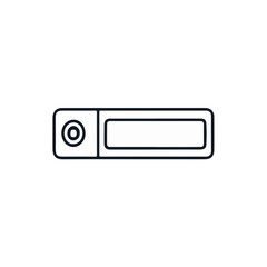 Password Icon Design on Plain Background for Digital Security Blogs, Graphic Design Websites, User Interface Concepts, and Online Privacy Awareness