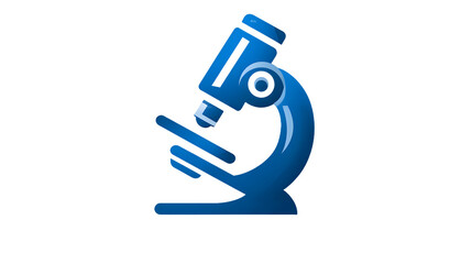 Abstract Blue Geometric Shapes with Illuminated Center and Shadows