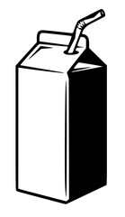 milk carton illustration