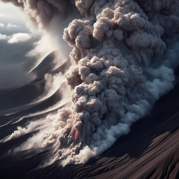volcano pyroclastic flow