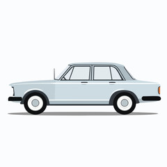 Fototapeta premium Professional Flat Car Icon Design for Transportation Projects and Websites
