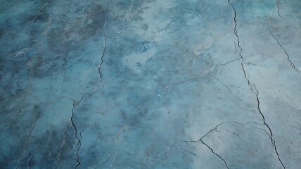 Abstract blue marble texture background with cracks for design element