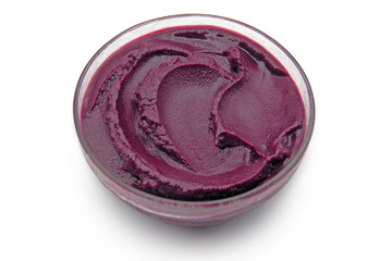 AÇAI CREAM IN A GLASS BOWL