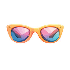 Stylish Summer Sunglasses Vector Illustration for Fashion Websites and Blogs