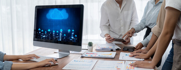 Cloud computing software for brisk remote work and personal data storage