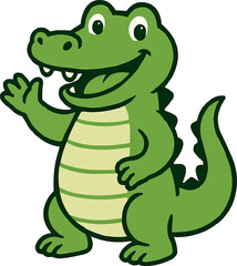 Obraz premium crocodile vector