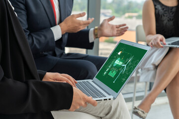 Computer Software Leading the Way in Green Business strategy and Sustainability, promoting...