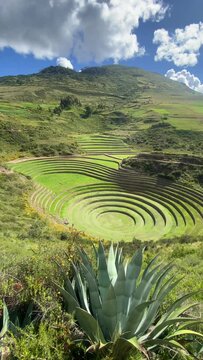 Moray is an archaeological site in Peru
Maras, Cusco, Peru