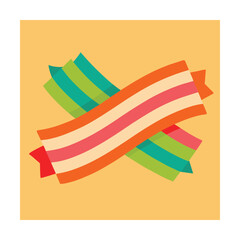 Colorful Assorted Sour Candy Belts