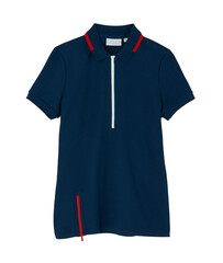 Polo bleu foncé manches courtes