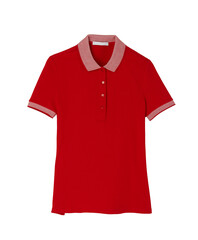 Polo rouge manches courtes