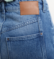Détail de poche arrière de jean