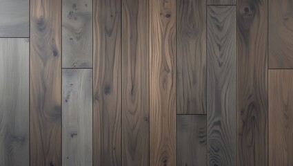 Elegant ash wood flooring with distinct grain patterns and varied hues