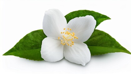 Obraz premium white jasmine flower isolated