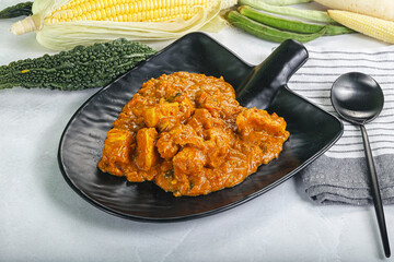 Indian cuisine - Kadai chicken masala