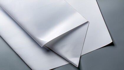close up of a large sheet of paper
