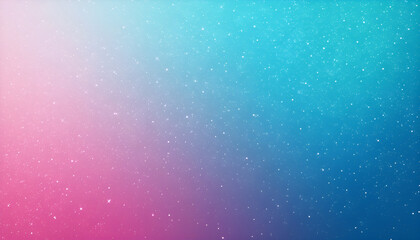 Pink and blue gradient background with sparkling stars