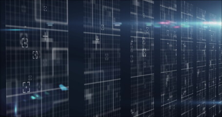 Image of shapes on black background