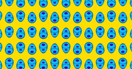 Image of cell icons on orange background