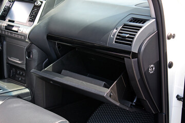 Document Holder Folder Wallet Service Book. Open glove compartment. Owners manual handbook. Car...