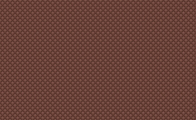 Seamless vector chocolate waffle pattern background with repeating grid texture, perfect for packaging, dessert design, sweet-themed prints, and food-related branding projects