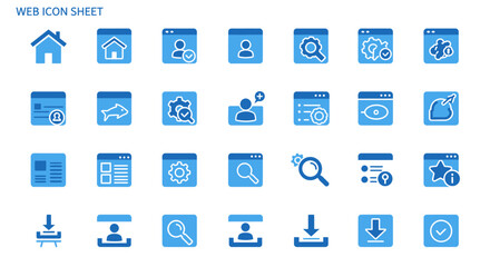 Icon set Perfectly Designed Pictograms Web Icons