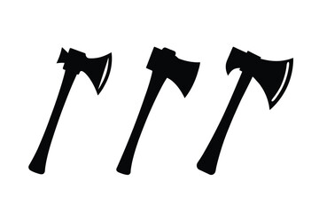 Axe Silhouette vector  bundle  illustration