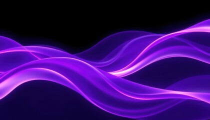 Obraz premium Abstract purple wave gradient background with modern futuristic element