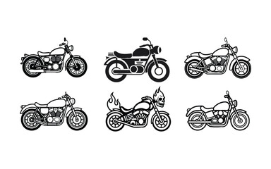 Bold Motorcycle Graphic for Print and Merch Use white backround .

