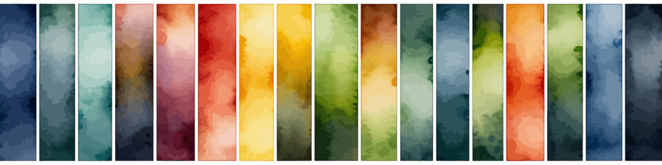 Colorful Watercolor Backgrounds - Abstract Art Collection - Vibrant Hand Painted Textures - Perfect for Design Projects - Artistic Watercolors Painting Series