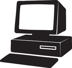illustration of computer monitor