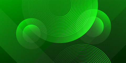 Abstract green wavy background design. Vector illustration