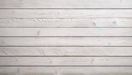 Obraz premium white shiplap wood grain farmhouse style background whitewashed shabby chic wooden wall paneling texture horizontal