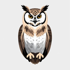 Obraz premium owl on a branch