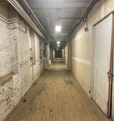 old abandoned corridor