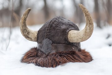 horned viking helmet