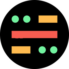 Text single icon vector illustration